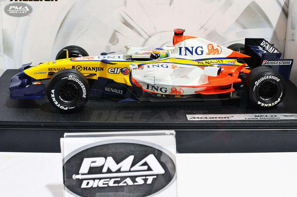 GIANCARLO FISICHELLA 2007 RENAULT R27 1:18